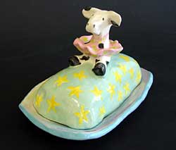 Cow Butterdish